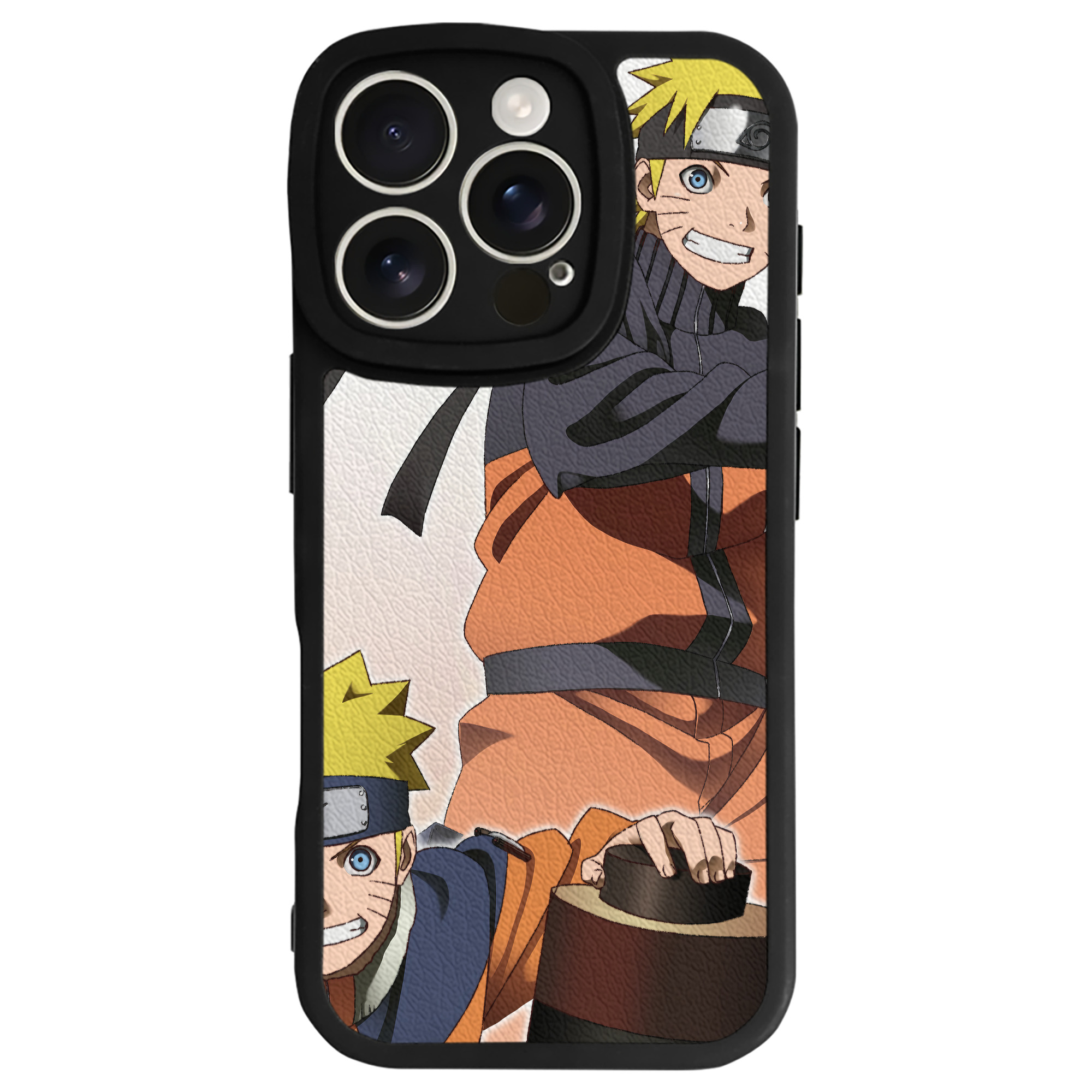 （画像用） NARUTO -ナルト- NARUTO -ナルト- 疾風伝 【iPhone 16シリーズ対応】シリコンスマホケース（レザー調） 材質：シリコン